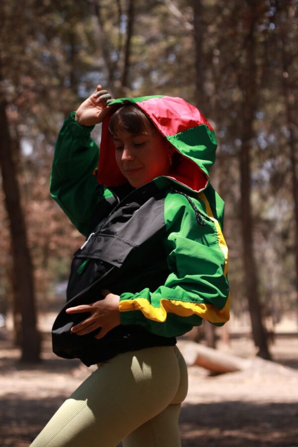 Rompeviento Copal (Canguro) Rasta DUB Negro - Image 4